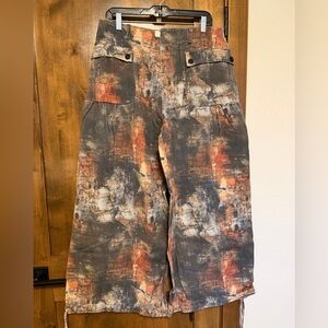 Davi & Dani tie dyed wide leg pants - brand new! Size 1XL